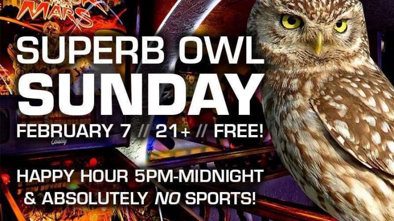 Image for Superb Owl Sunday: Extended Happy Hour! Sunday 2/7, 5pm