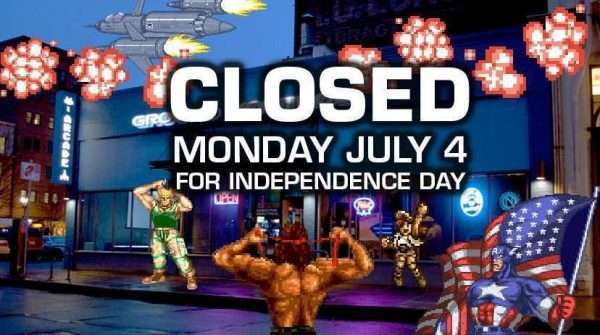 CLOSED Independence Day - Monday 7/4