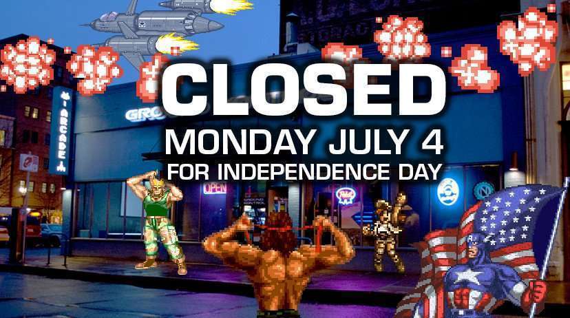 CLOSED For Independence Day – Monday 7/4