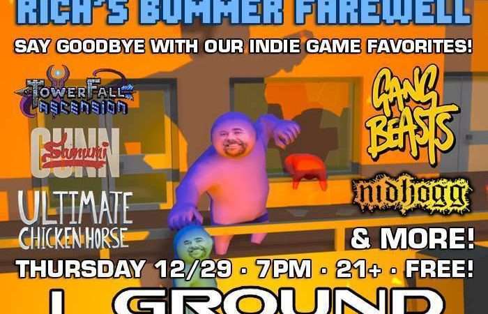 Image for Indie Game Night: Rich’s Bummer Farewell – Thursday 12/29, 7pm