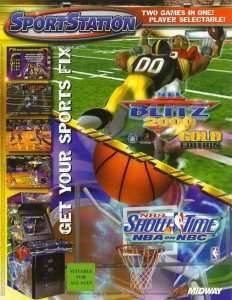 Image for New in the Arcade: NFL Blitz 2000 Gold & NBA ShowTime Combo Cabinet