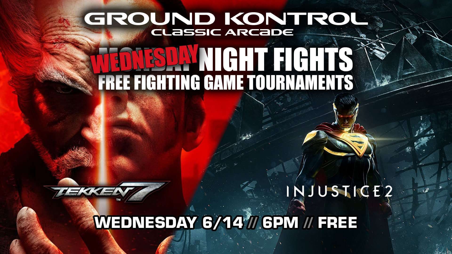 Tekken 7 + Injustice 2 Tournaments!