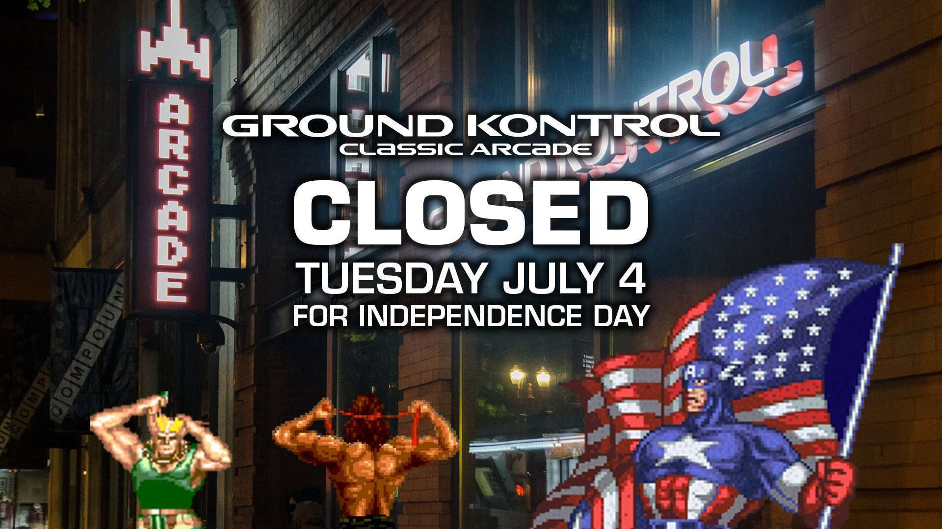 Closed for Independence Day