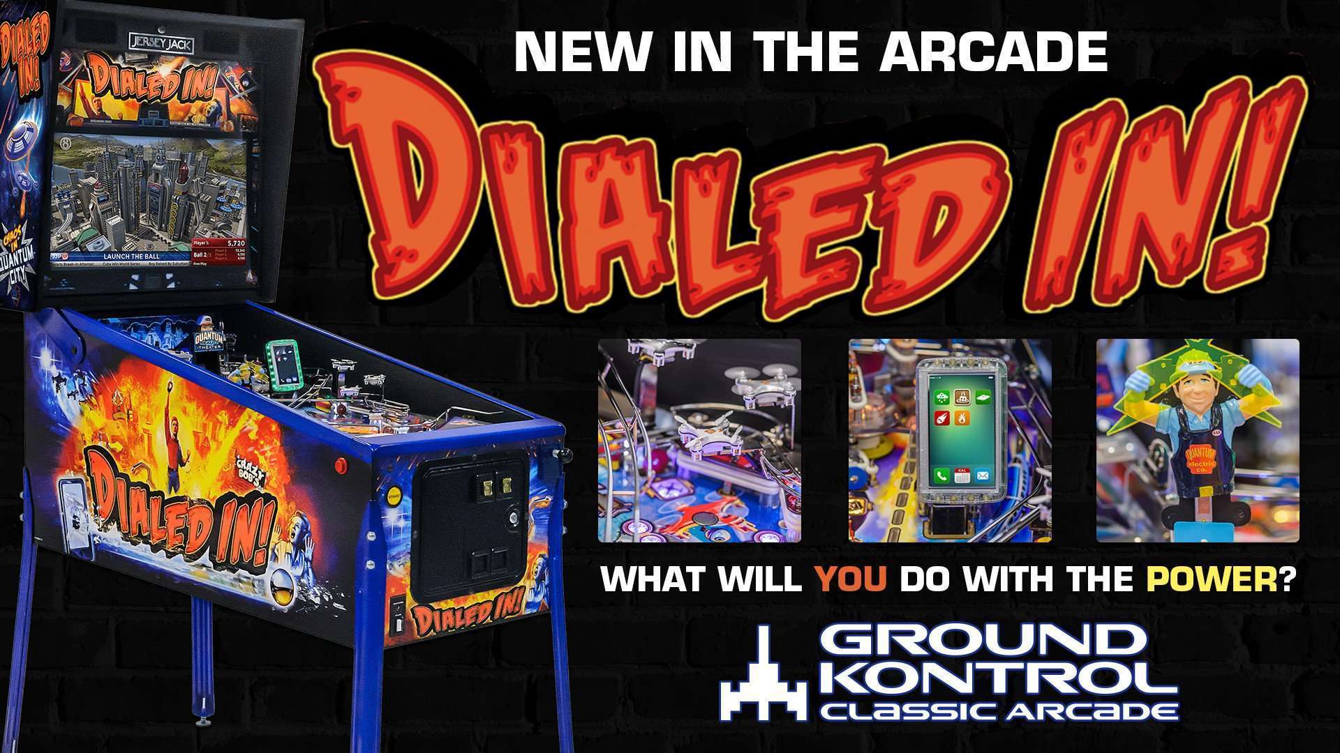 New In The Arcade – Dialed In! (Jersey Jack, 2017)