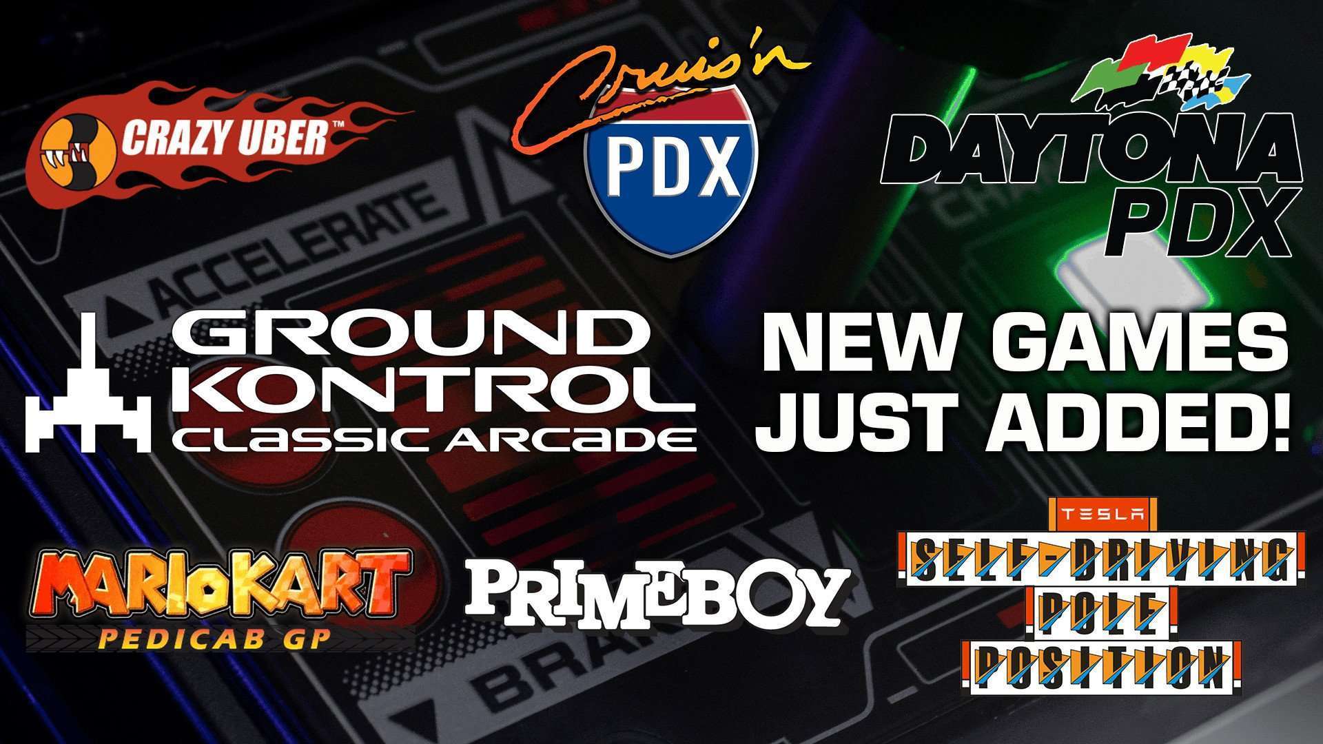 Exclusive New Games at Ground Kontrol!