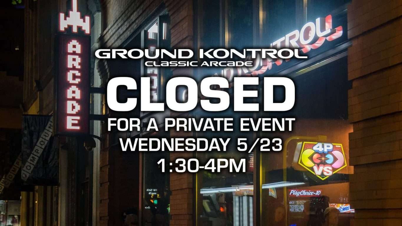 Closed From 1:30-4PM For a Private Event