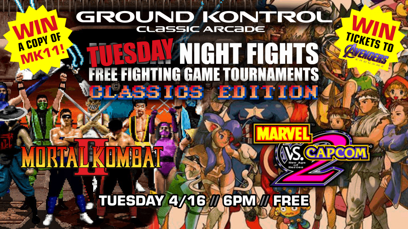 Tuesday Night Fights Classics Edition: Mortal Kombat II + Marvel vs. Capcom 2