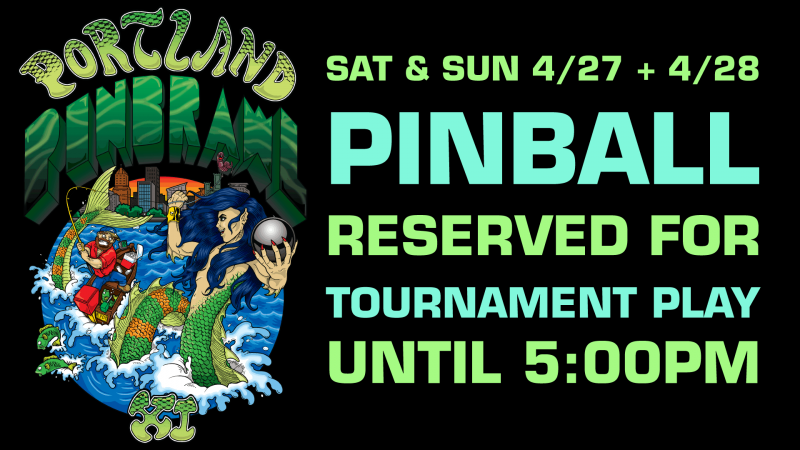 Image for Portland Pinbrawl XI Weekend Limited Pinball Availability