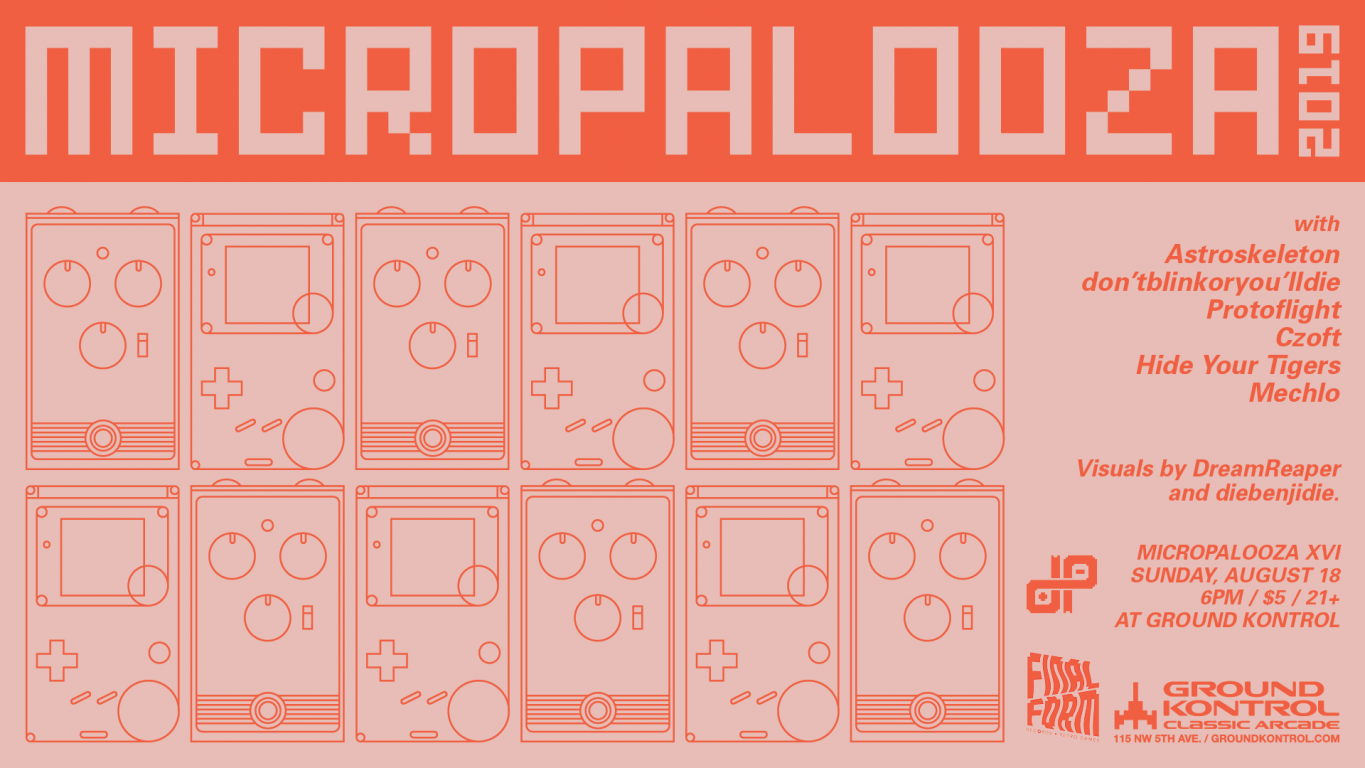 Micropalooza XVI: Chiptune and Retrowave Showcase
