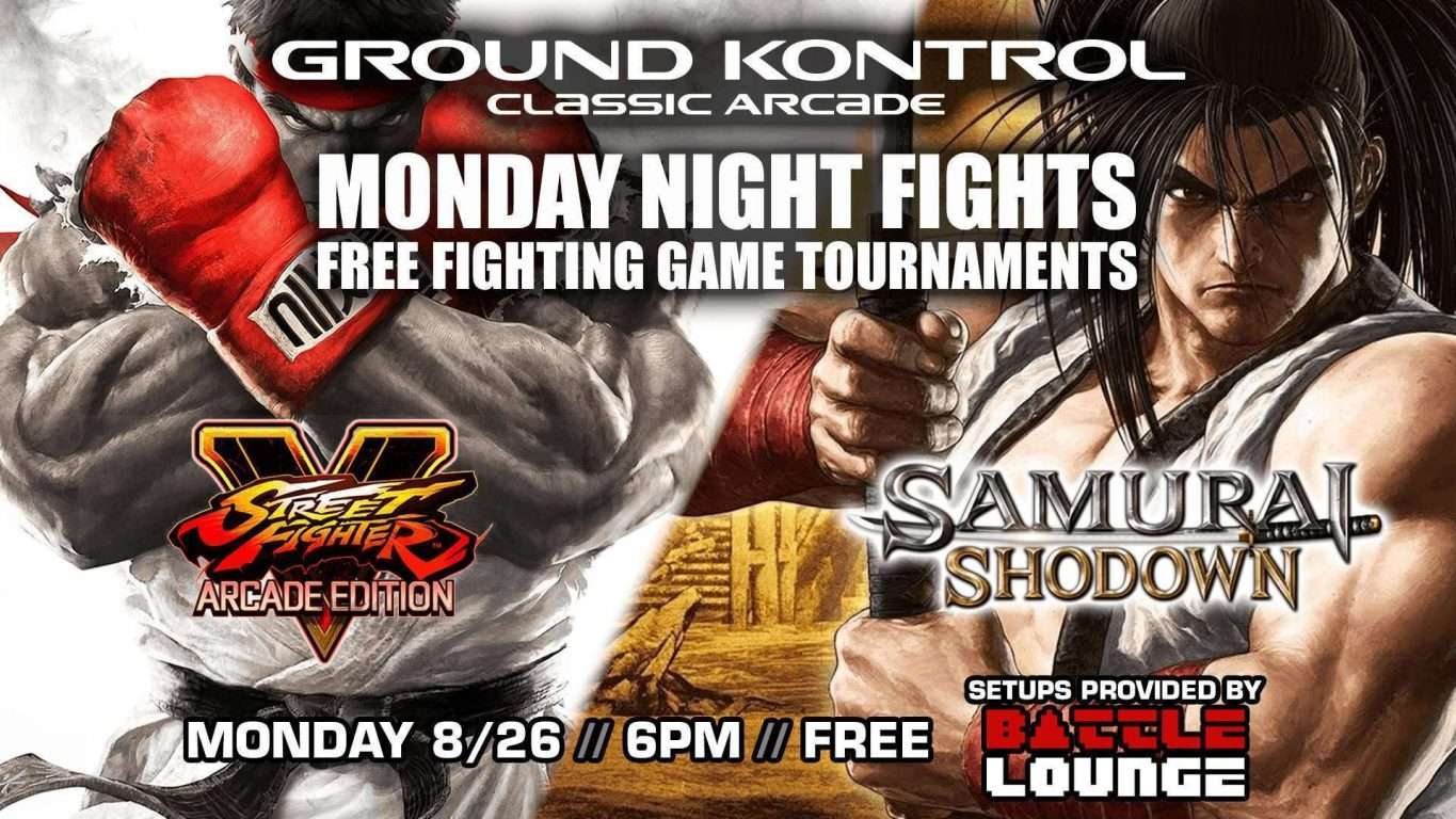 Monday Night Fights: Street Fighter V + Samurai Shodown Tournaments