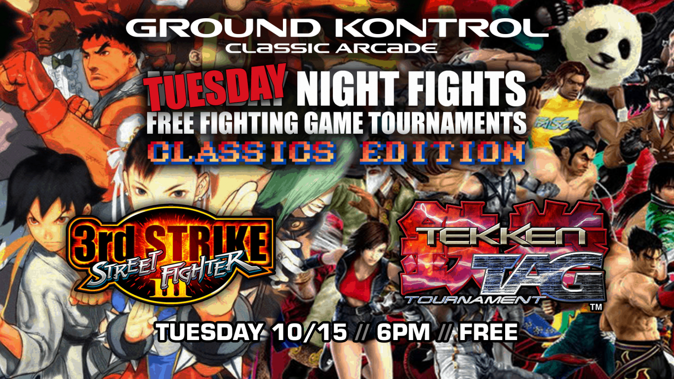 Tuesday Night Fights Classics Edition: Street Fighter III: 3rd Strike + Tekken Tag Tournament