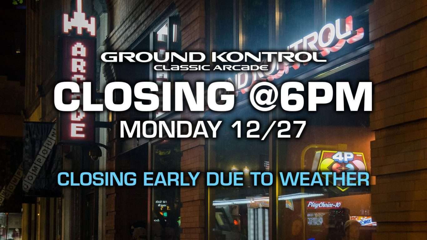 Closing Early @6pm
