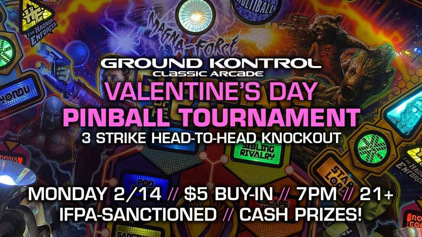 Valentine's Day Stern Army Pinball Tournament
