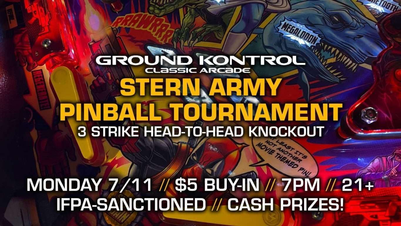 Stern Army Pinball Tournament