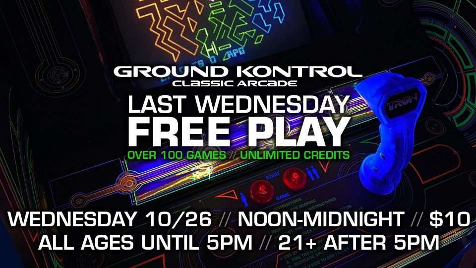 Last Wednesday FREE PLAY Party!