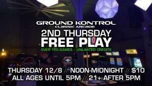 2nd Thursday FREE PLAY Party!