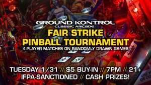 Fair Strike Pinball Tournament (January 2023)