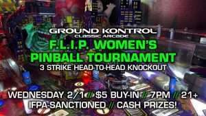 FLiP Women's Pinball Tournament (February 2023)