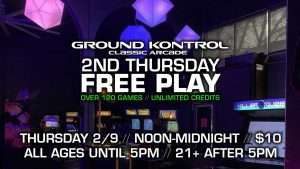 2nd Thursday FREE PLAY Party!