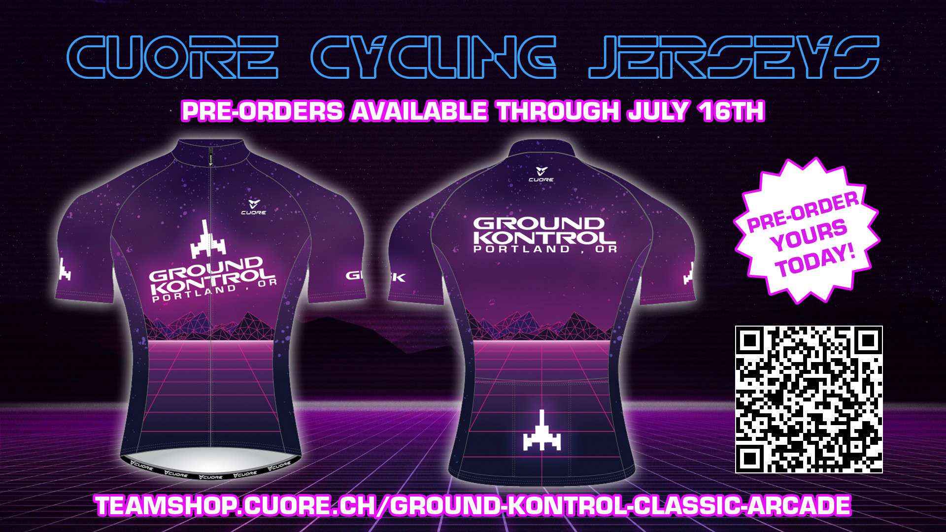 Cuore Custom Cycling Jerseys Available for Pre-order
