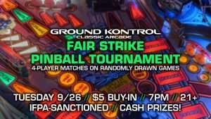 Fair Strike Pinball Tournament (September 2023)