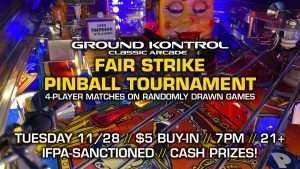 Fair Strike Pinball Tournament (November 2023)
