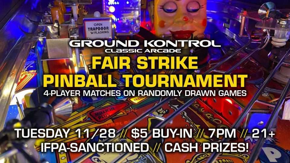 Fair Strike Pinball Tournament (November 2023)