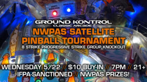 NWPAS Satellite Pinball Tournament: South by Northwest