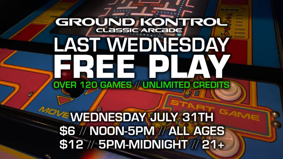 Last Wednesday FREE PLAY Party! July 2024