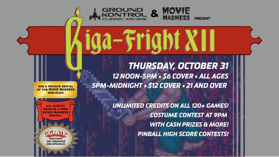 Giga-Fright XII: Halloween Free Play Party & Costume Contest