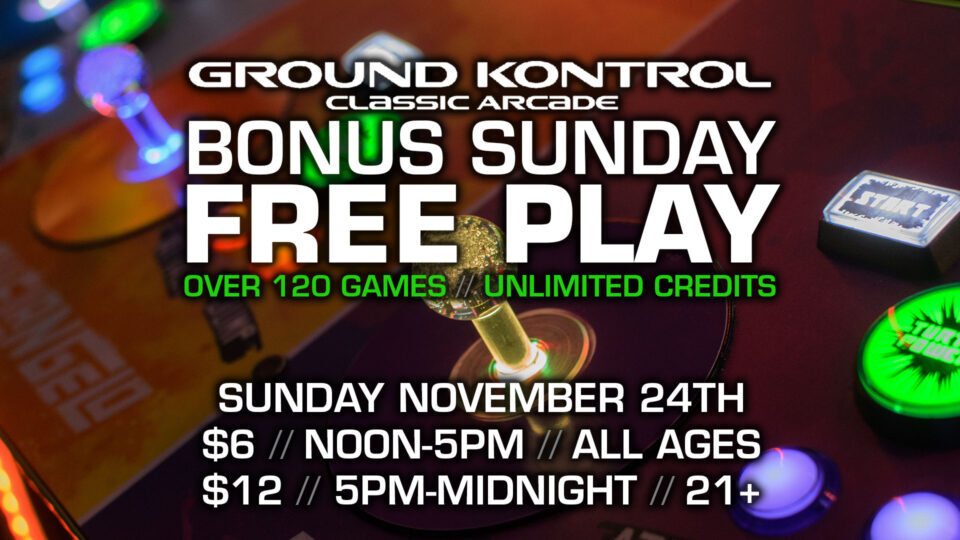 Bonus Sunday FREE PLAY Party!