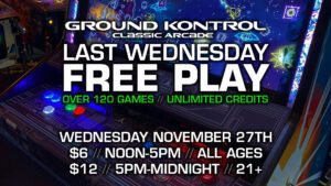 Last Wednesday FREE PLAY Party! November 2024