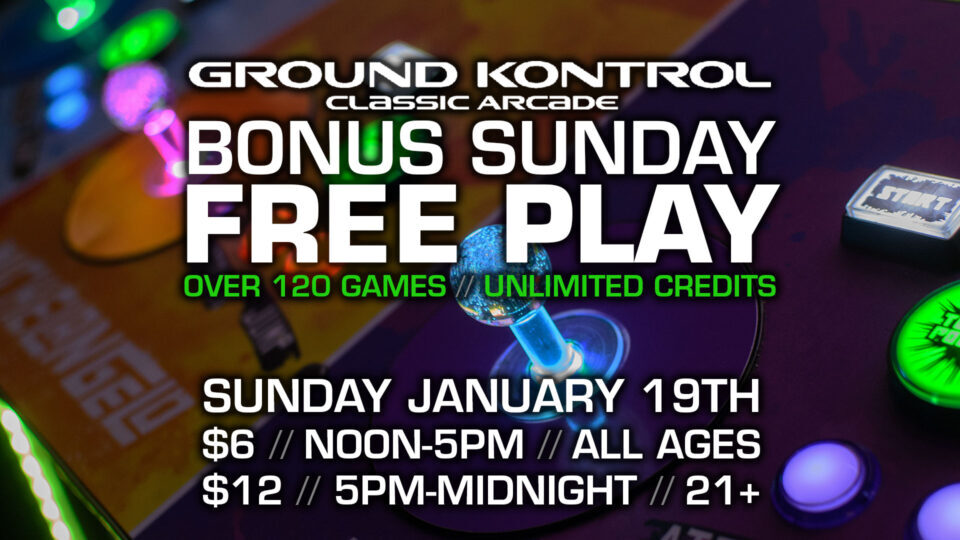 Bonus Sunday FREE PLAY Party! (January 2025)