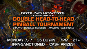 Double Head-To-Head Pinball Tournament (July 2025)