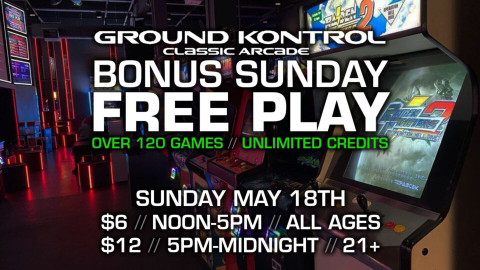 Bonus Sunday FREE PLAY Party! (May 2025)