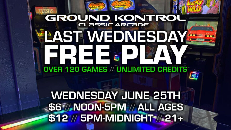 Last Wednesday FREE PLAY Party! (June 2025)