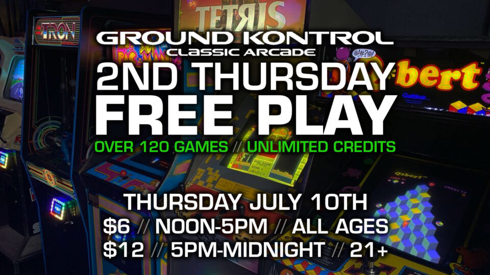 2nd Thursday FREE PLAY Party! (July 2025)