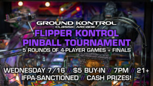 Flipper Kontrol Pinball Tournament (July 2025)