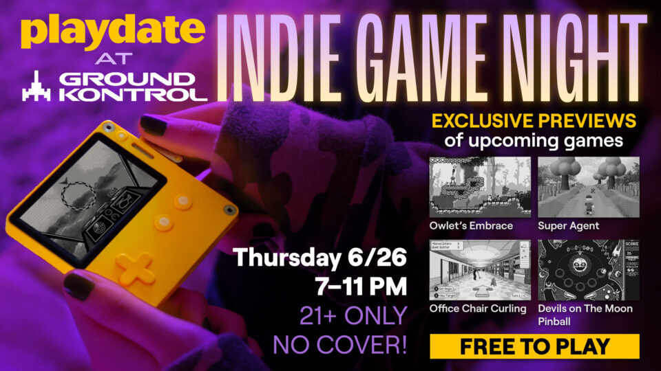 Indie Game Night: Playdate Handheld System