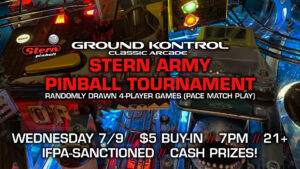Stern Army Pinball Tournament (July 2025)