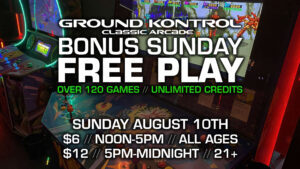 Bonus Sunday FREE PLAY Party! (August 2025)