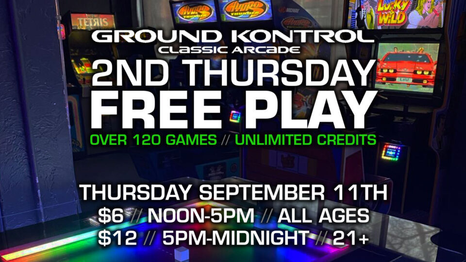 2nd Thursday FREE PLAY Party! (September 2025)