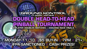 Double Head-To-Head Pinball Tournament (November 2025)