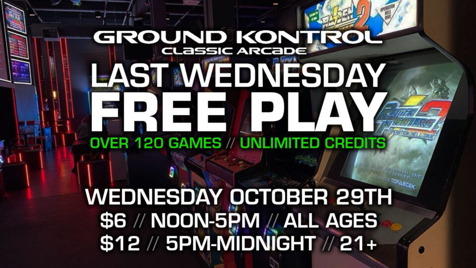 Last Wednesday FREE PLAY Party! (October 2025)