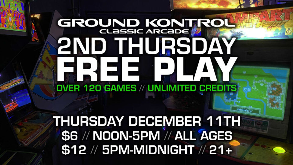 2nd Thursday FREE PLAY Party! (December 2025)