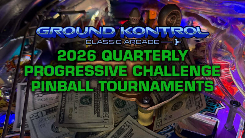 Image for 2026 Quarterly Progressive Challenge Pinball Tournaments