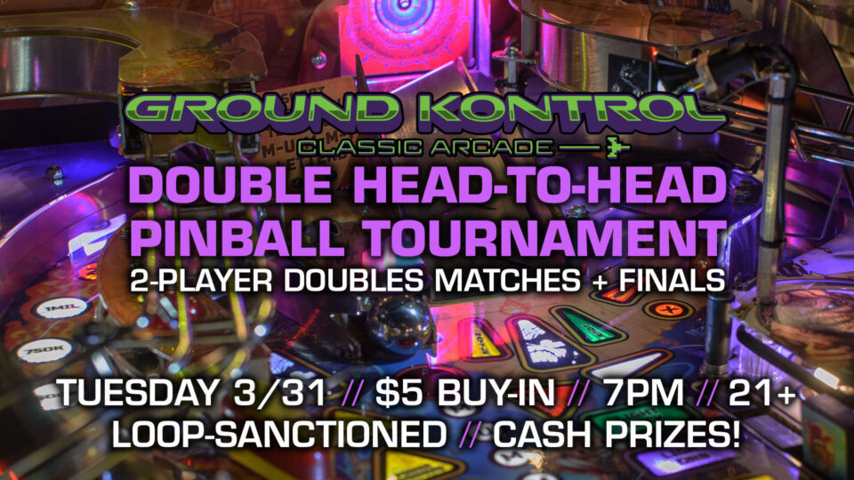 Double Head-To-Head Pinball Tournament (March 2026)