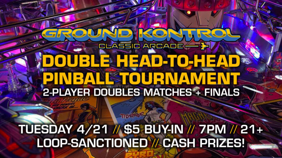Double Head-To-Head Pinball Tournament (April 2026)