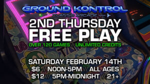 2nd Thursday FREE PLAY Party! (February 2026)