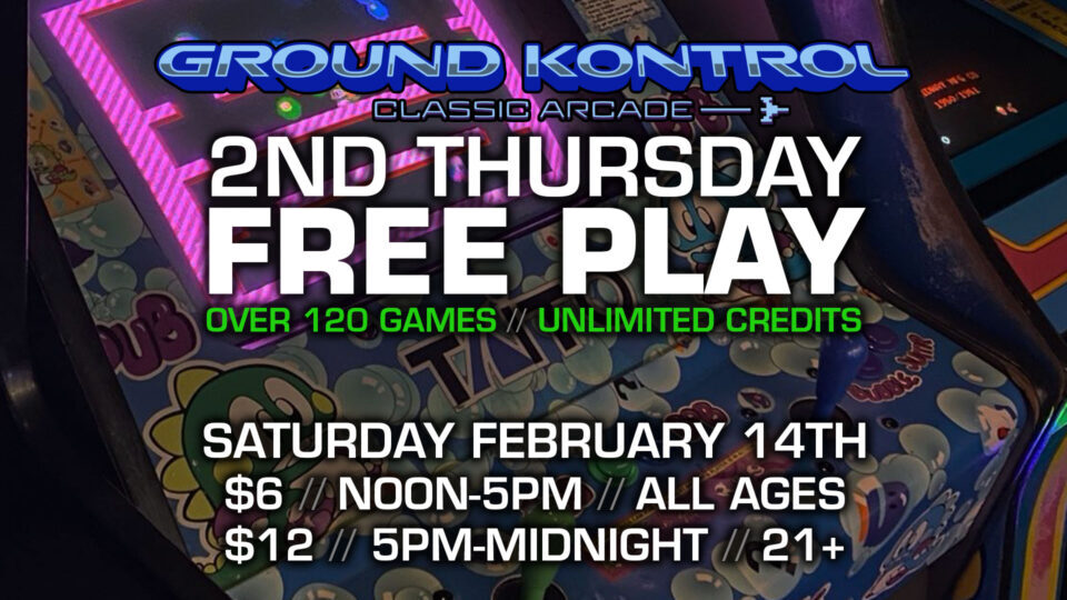 2nd Thursday FREE PLAY Party! (February 2026)